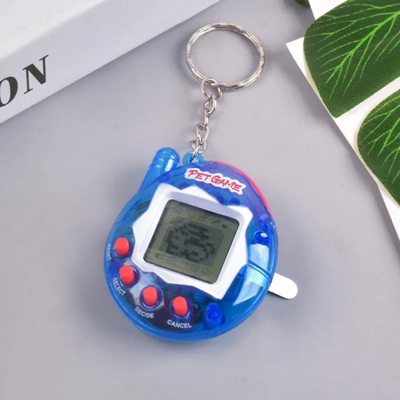 Interactive 3D Virtual Pet Toy - Collector's Edition - Aqua Blue | Perfect Gift for Holidays & Gamers Tamagotchi