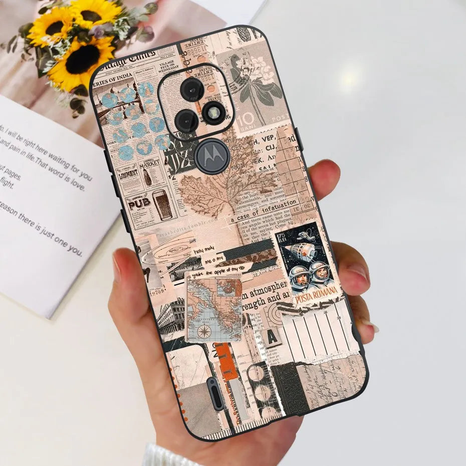Fashion Phone Case For Motorola Moto E7 / Moto E7 Plus / Moto E7 Power / Moto E7i Power Soft SIlicone TPU Back Cover Bumper