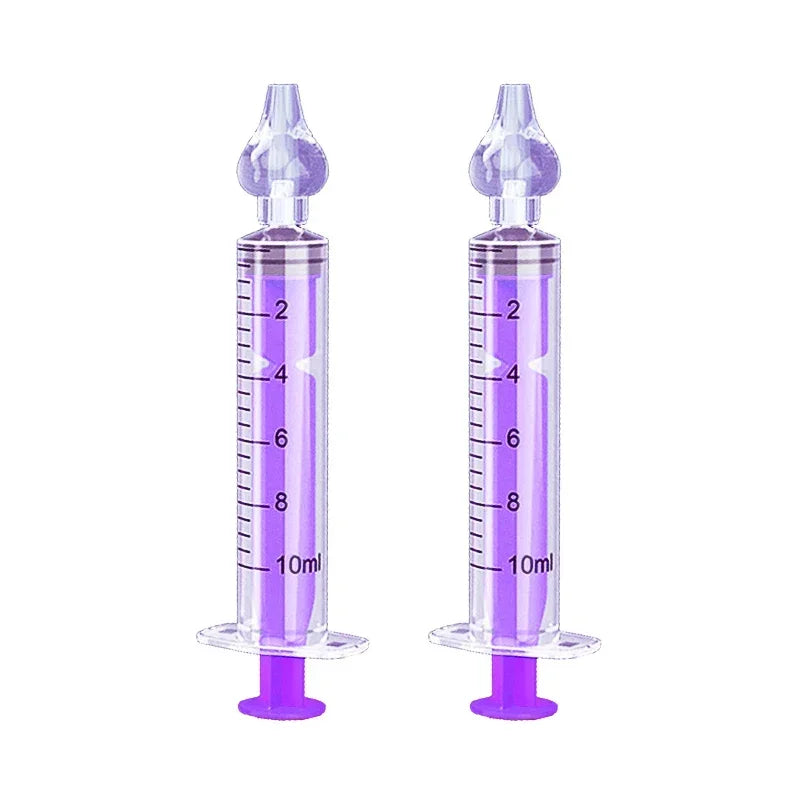 10ML Needle Tube Babies Nasal Aspirator Silicone Baby Nose Cleaner Nose Care Cleaner Rhinitis Washer Newborn Nasal Irrigator