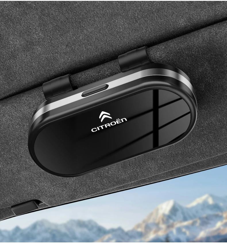 Car Sun Visor Sunglasses Case Glasses Holder Clip For Citroen C4 C3 C2 C1 DS3 Berlingo Xsara Picasso Car Accessories Glasses Box