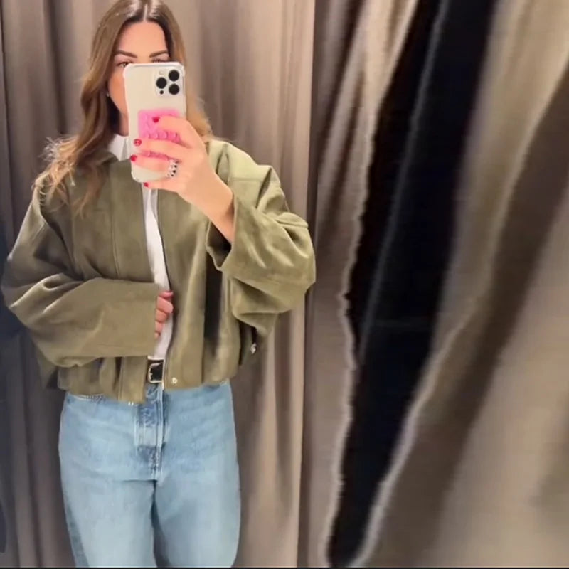 Fashion Coat Short Pant Women Set Casual Loose Lapel  Button Long Sleeve Female Jacket Suit 2025 Autumn High Street Lady Sets