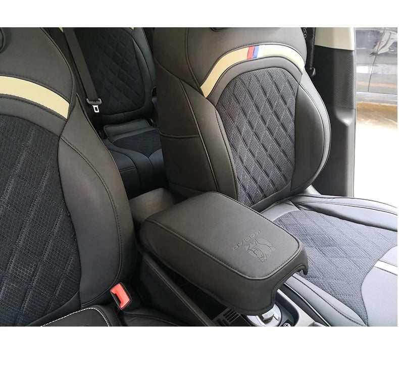 Car Accessories For Skoda Kodiaq 2017-2024 Car Center Console Arm Rest Protection Cushion Armrests Storage Box Cover Pad