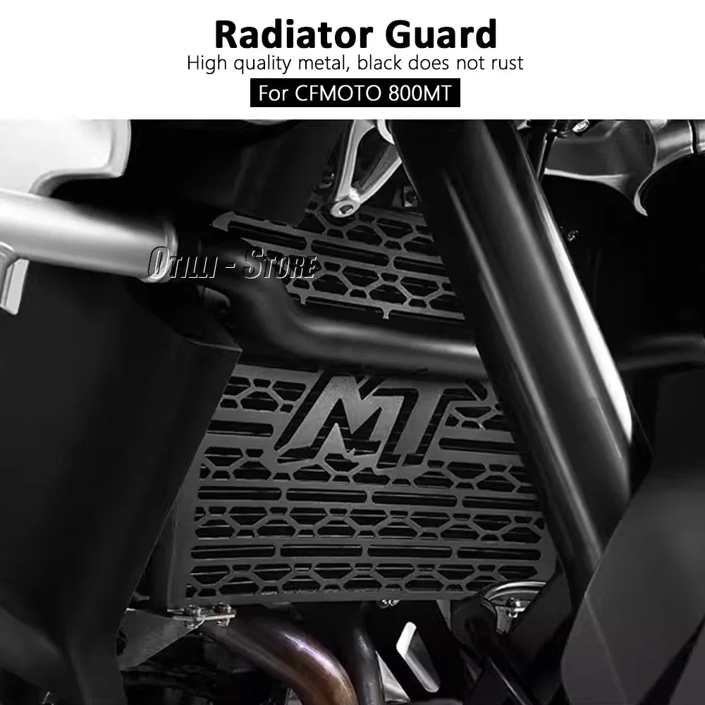 2021 2022 2023 For CFMOTO 800MT 800 MT 800mt 800 mt Motorcycle Black Radiator Grille Guard Oil Cooler Cooling Cover Protection