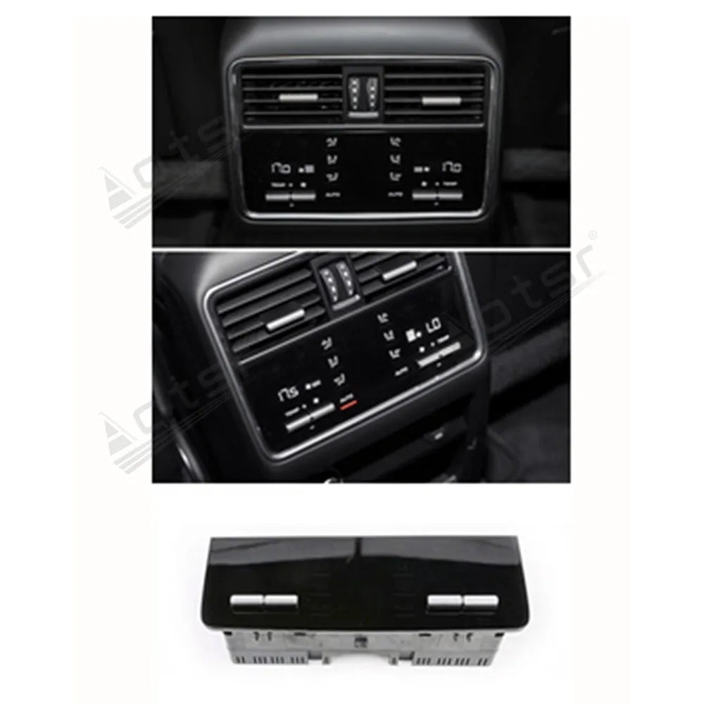 The Car Accessories Rear AC Air Conditioning Panel For Porsche Cayenne 2017-2021 Modification parts Plug and Play