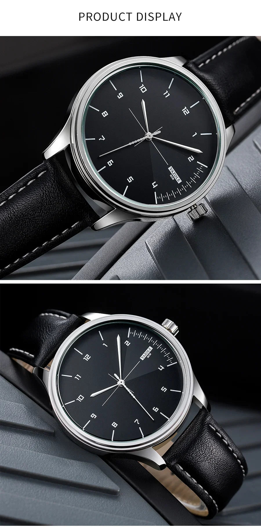 Fashion Business Men's Watches Top Brand Quartz Wristwatches for Man Simple Casual Leather Belt Male Clock relojes para hombres