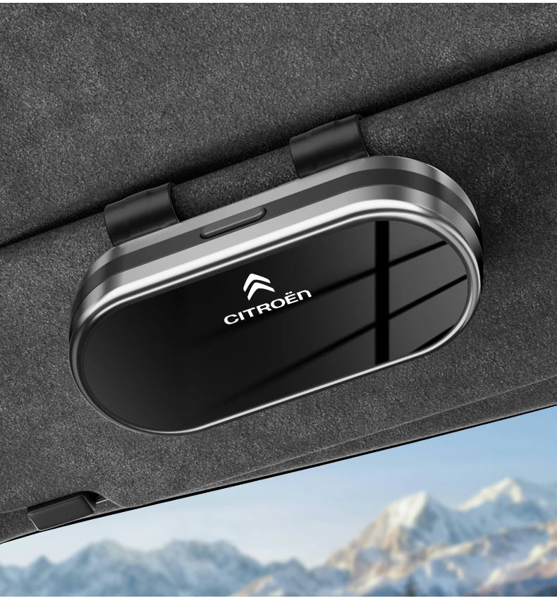 Car Sun Visor Sunglasses Case Glasses Holder Clip For Citroen C4 C3 C2 C1 DS3 Berlingo Xsara Picasso Car Accessories Glasses Box