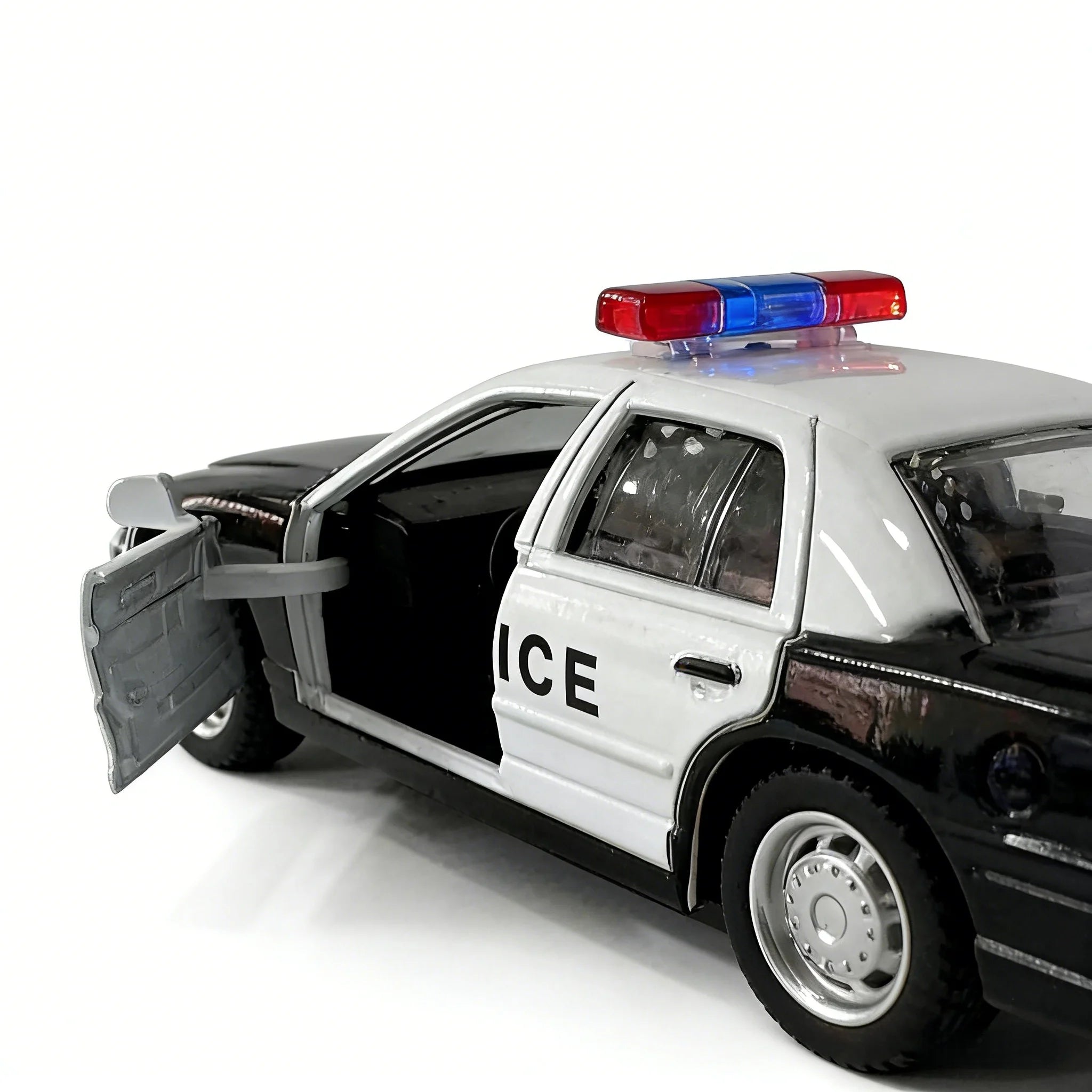 Interactive Police Car Model Toy with Sound And Light Effects for Kids