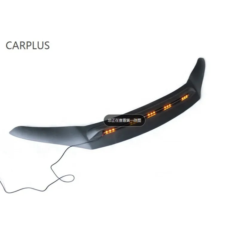 CarPlus auto  accessories  bonnet guard bumper  bonnet SCoop with led   for HILUX REVO 2016
