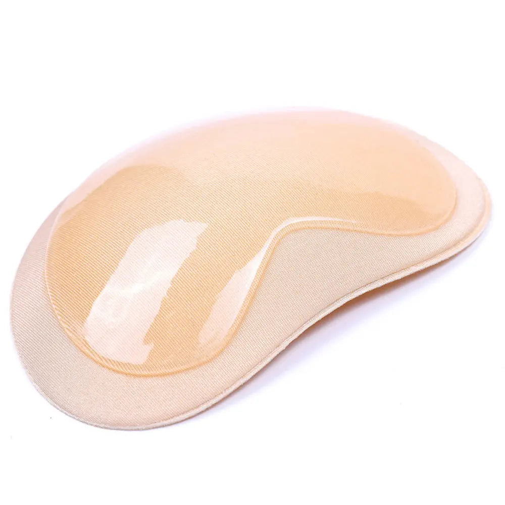 1 Pair Swimsuit Bikini Padded Paste Small Bust Thicker Padding Breathable Insert Sponge Bra Self-adhesive Invisible Chest Pads