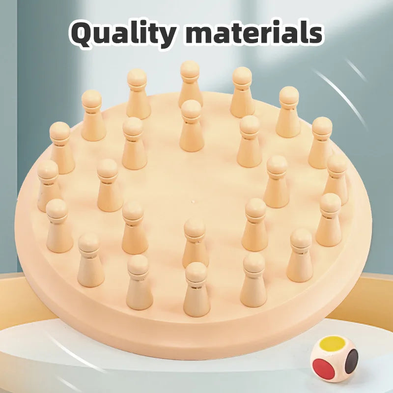 Early Education Educational Toys for Boys and Girls, Children's Memory Chess Training, Kindergarten Parent-Child Interactive Tabletop Game Board