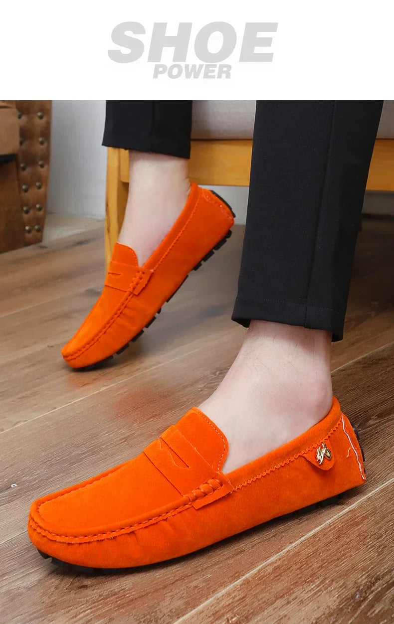 Shoes Men Casual Shoes Fashion Men Shoes Genuine Leather Men Loafers Moccasins Slip on Men Flats Male Driving Shoes