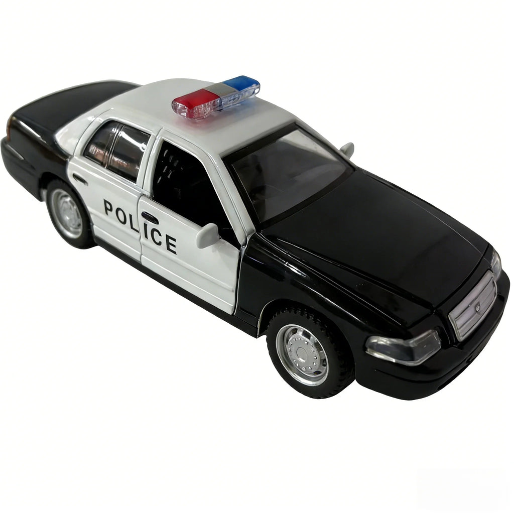 Interactive Police Car Model Toy with Sound And Light Effects for Kids