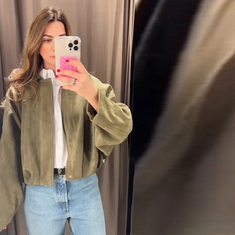Fashion Coat Short Pant Women Set Casual Loose Lapel  Button Long Sleeve Female Jacket Suit 2025 Autumn High Street Lady Sets