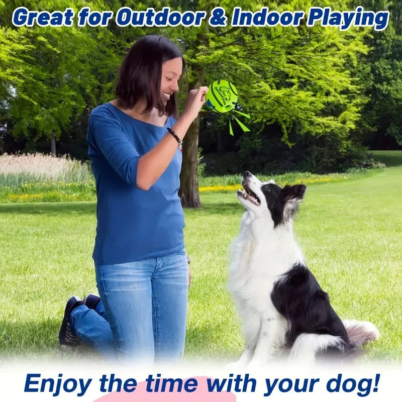Funny Interactive Giggle Ball - Balls for Dog IQ Training, Pet Interactive Toy, Stimulating Play, Mental Stimulation, and Exerci