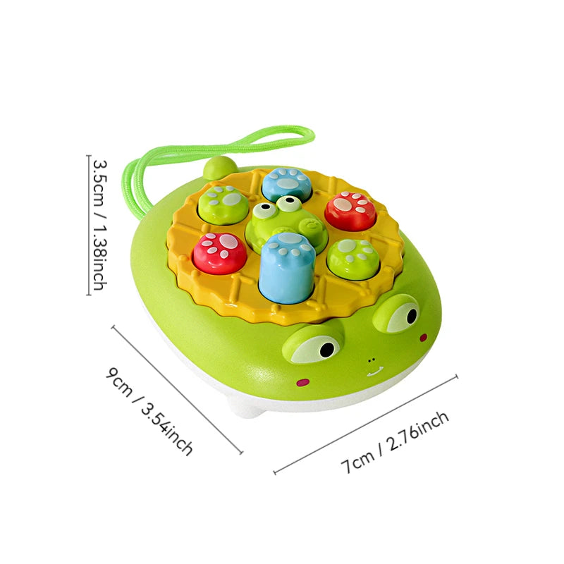Mini Handheld Press-And-Play Educational Stress-Relief Toy, Parent-Child Interactive Toy, Three Colors, Easy to Carry, Enhances Concentration and Reaction Ability