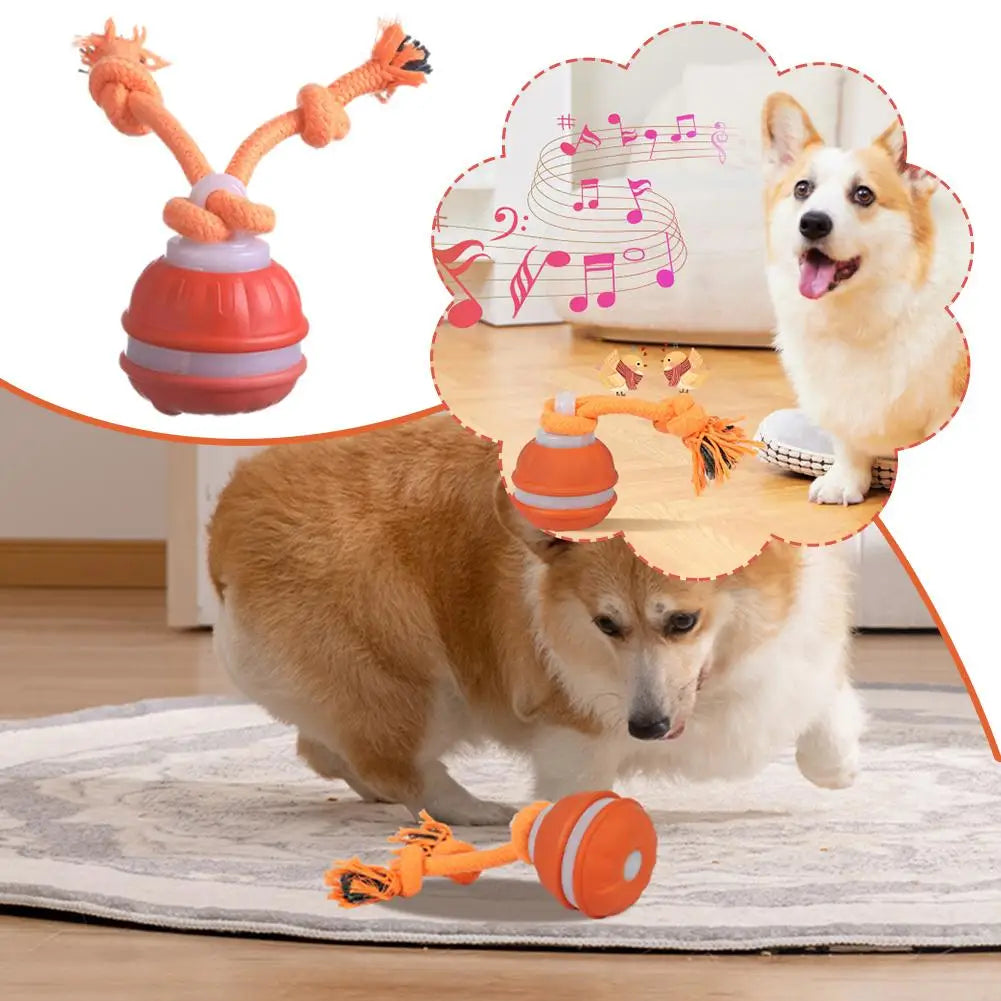 Interactive Dog Toys for Boredom Motion Activated Ball for Small/Medium/Large Dogs USB Rechargeable Dog Toy for Indoor