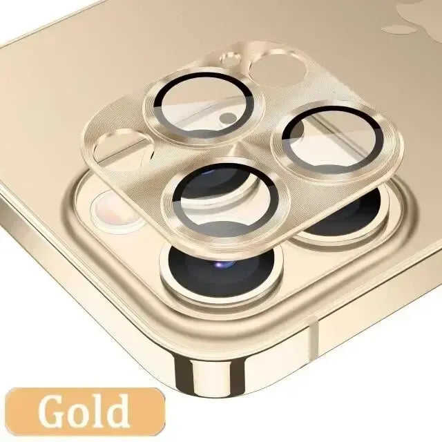 Metal Camera Lens Glass Protector For iPhone 11 12 13 14 15 Pro Max Mini 14Plus 15Plus Ultra High Definition Glass Back Lens