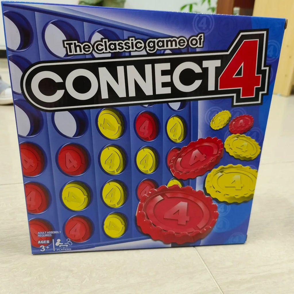 Tabletop game toys: Go (five-in-a-row), four-in-a-row, interactive board games for children