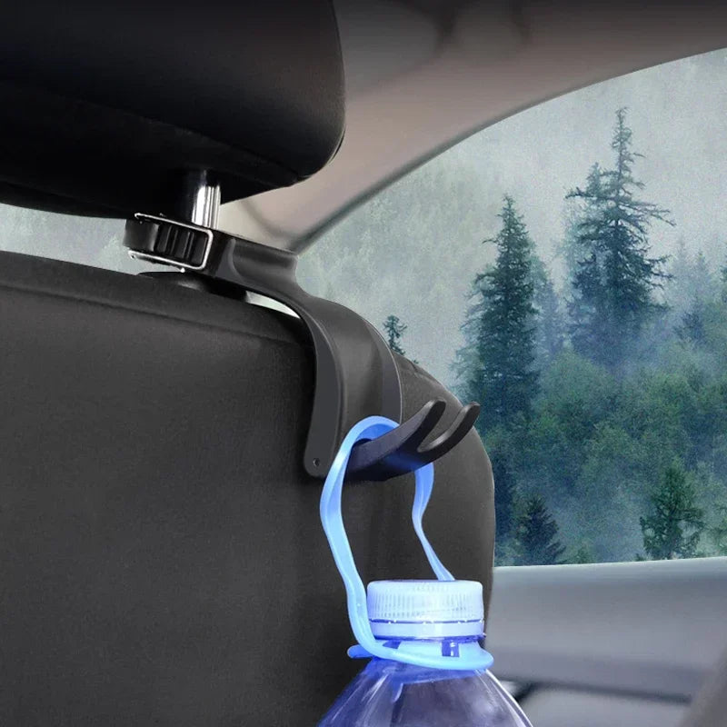 Hipacool Car Storage Hook Car Accessories Interior Universal Car Bracket Auto Clips Front Seat Headrest Organizer Holder Hook