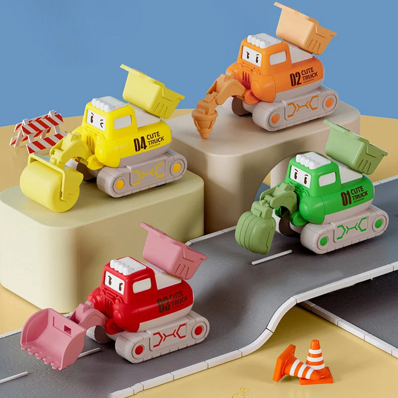 Interactive Construction Playsets: Miniature Excavator Toys for Children's Cognitive Development