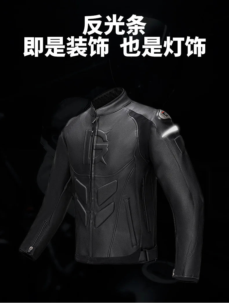 Motorcycle Pants PU Leather Pantalon Moto Men Pantalon Motocross Black Pantalon Moto Para Hombre CE Protector Motocross Pants