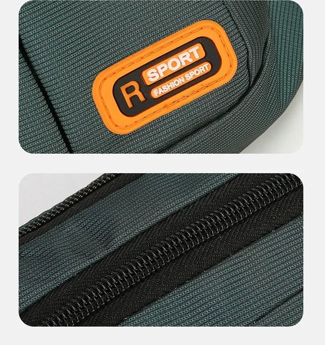 Oxford Waterproof Unisex Waist Bag - Large Capacity, Wear - Resistant Multifunctional Fanny Pack (Riñoneras Para Hombre)