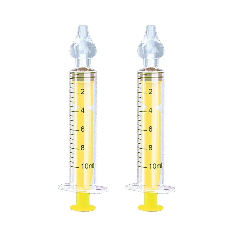 10ML Needle Tube Babies Nasal Aspirator Silicone Baby Nose Cleaner Nose Care Cleaner Rhinitis Washer Newborn Nasal Irrigator
