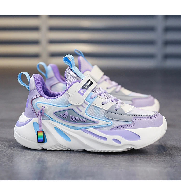 Fashion Children Shoes Girls Sneakers School Sports Summer Mesh Breathable For Kids Tennis Casual Shoes