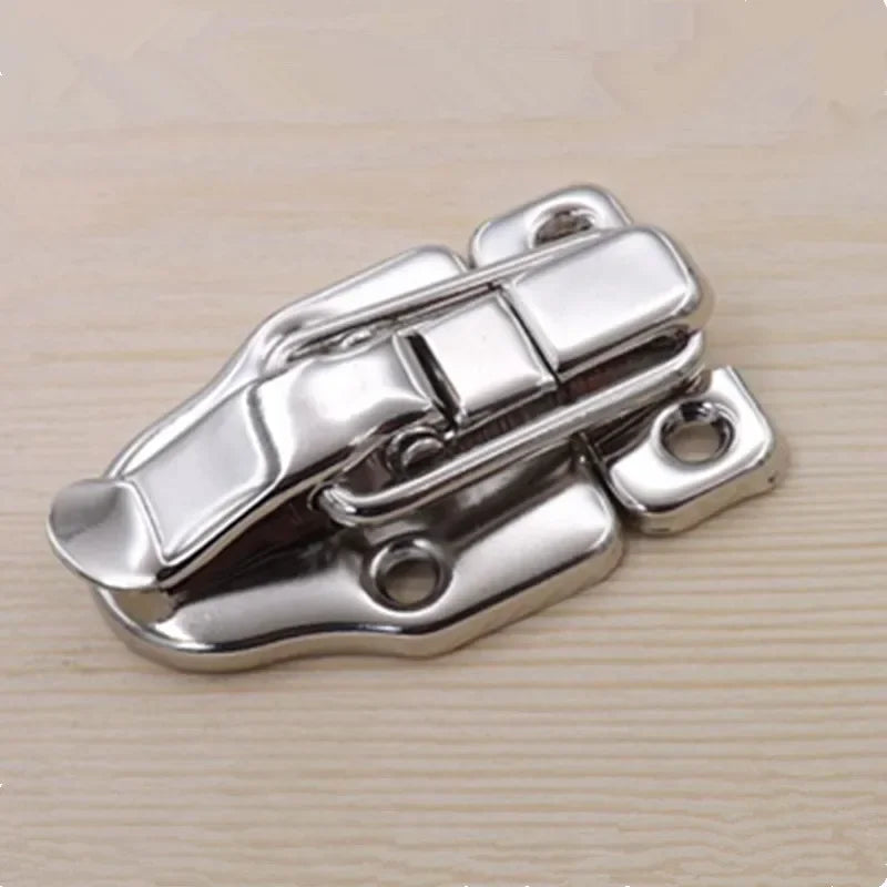 1sets Vintage Jewelry Wood Box Hasps Drawer Latches Decorative Suitcases Hasp Latch Buckle Clasp Furniture Hardware 40*56MM