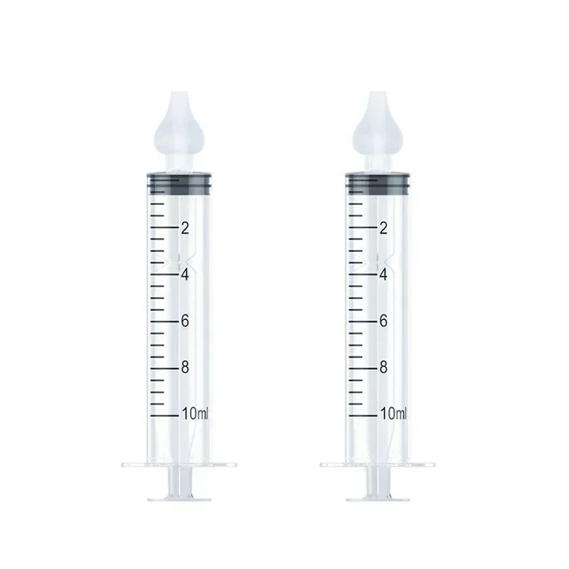 10ML Needle Tube Babies Nasal Aspirator Silicone Baby Nose Cleaner Nose Care Cleaner Rhinitis Washer Newborn Nasal Irrigator