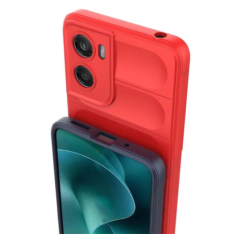 For Motorola Moto G06 Case Motorola Moto G06 Cover Shockproof Anti-fingerprint TPU Silicone Phone Cover For Motorola Moto G06
