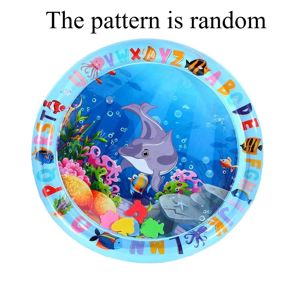 Interactive Water Play Mat for Cats &Dogs - Floating Fish Toy,Splash-Proof Pet Activity Center for Indoor Fun,Mental Stimulation