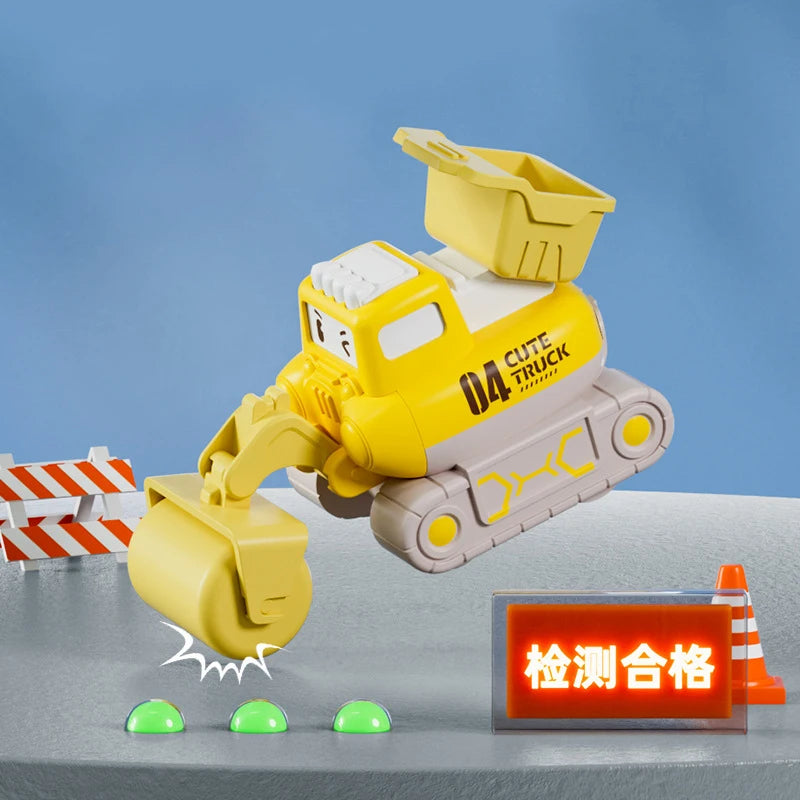 Interactive Construction Playsets: Miniature Excavator Toys for Children's Cognitive Development