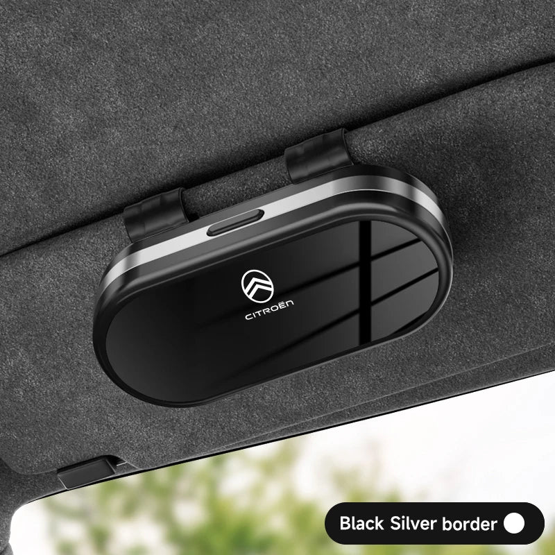 Car Sun Visor Sunglasses Case Glasses Holder Clip For Citroen C4 C3 C2 C1 DS3 Berlingo Xsara Picasso Car Accessories Glasses Box