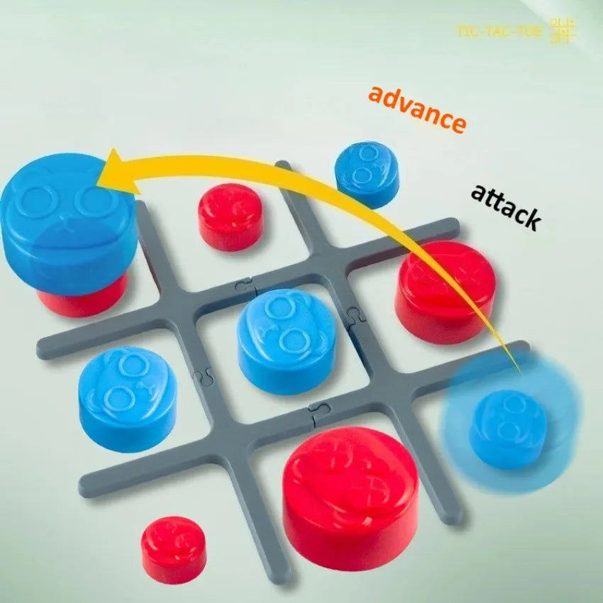 Electronic Chessboard Tic Tac Toe Multifunctional Children's Education Strategy Toy Parent-Child Fun Interactive Brain Game