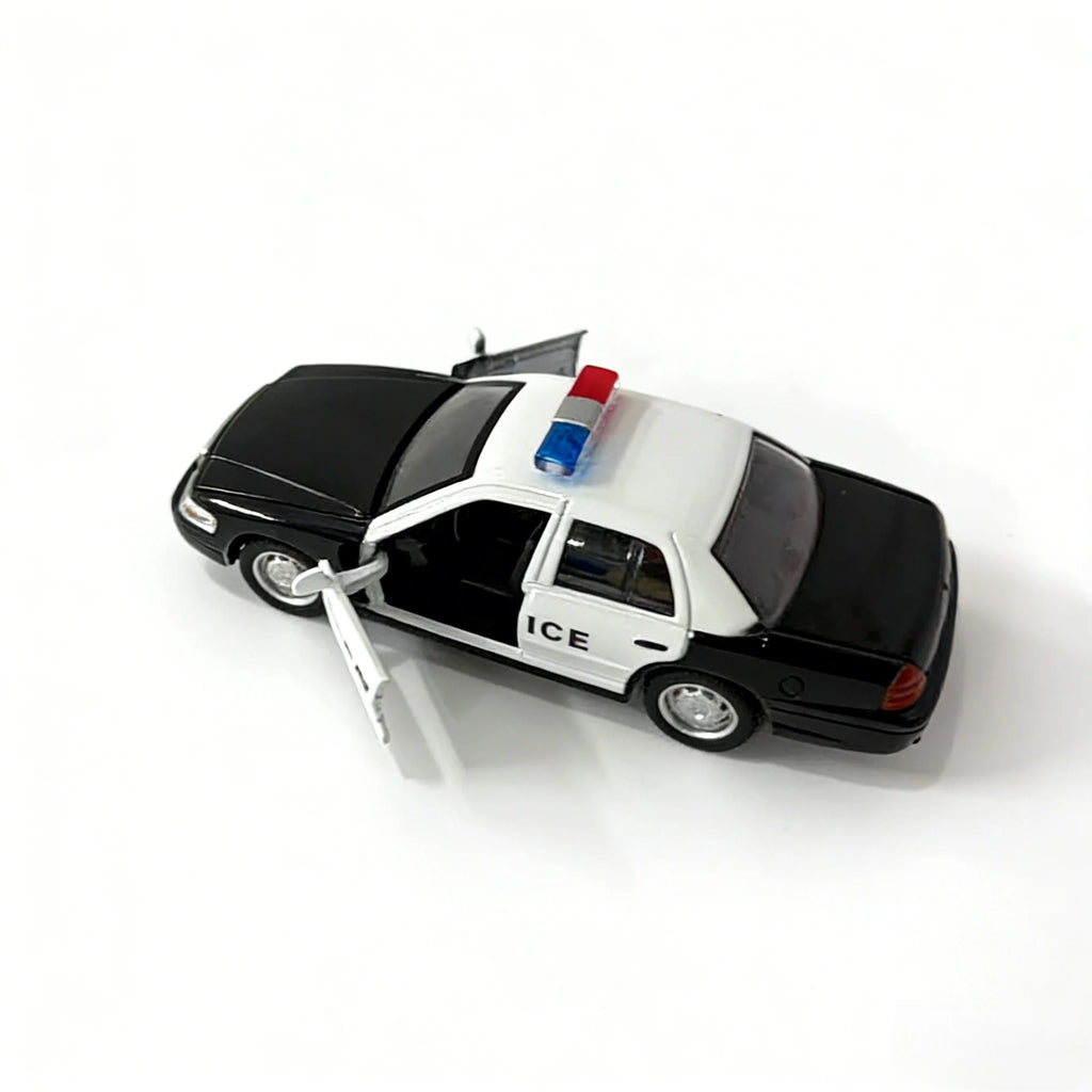 Interactive Police Car Model Toy with Sound And Light Effects for Kids