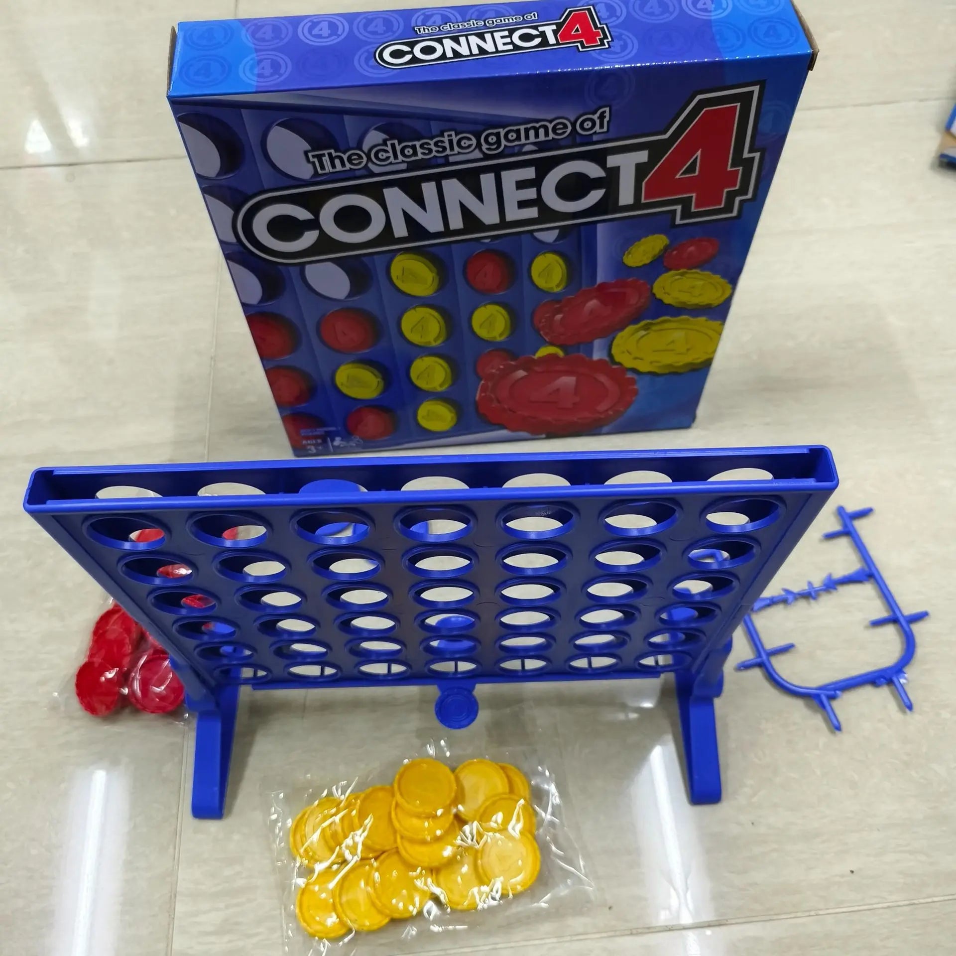 Tabletop game toys: Go (five-in-a-row), four-in-a-row, interactive board games for children