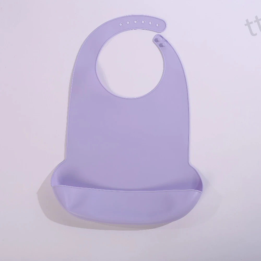 Silicone adult bibs bibs feeding rice bibs silicone bibs soft material easy to wash