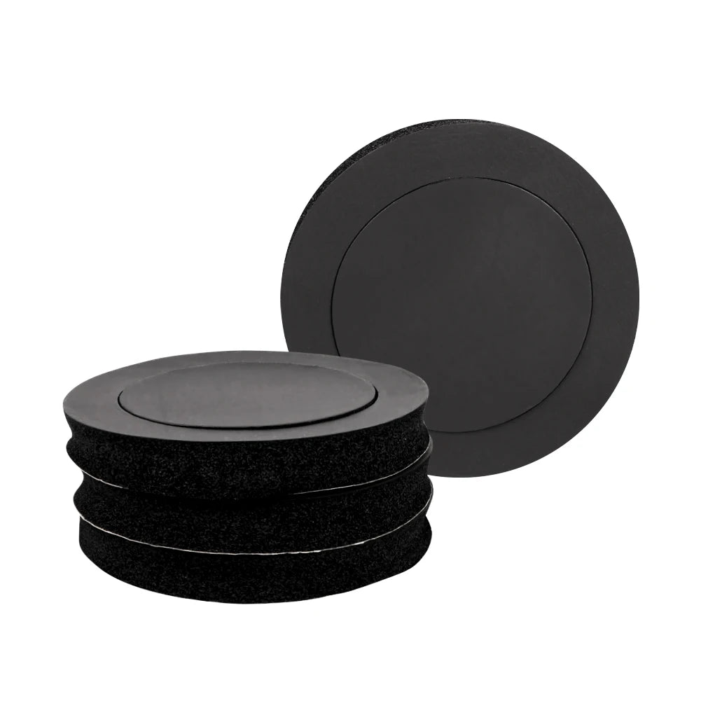 4pcs 6.5" Car Door Soundproof Cotton Speaker Bass Ring Foam Woofer Pad Noise Sound Insulation ring Accessories