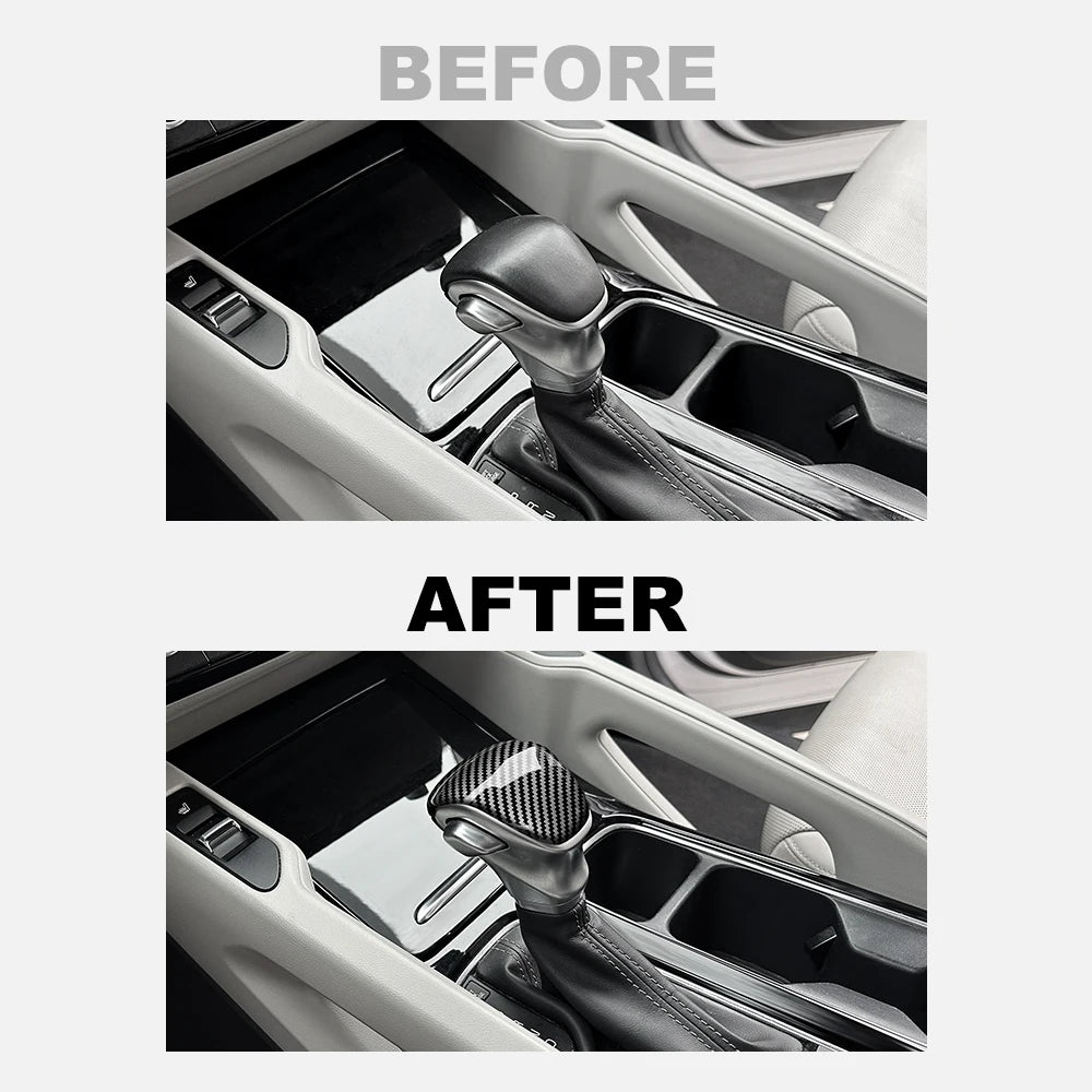 For Kia Telluride 2020-2025 Accessories LHD/RHD Gear Cover ABS Auto Shift Gear Cover Car Knob Gear Stick Protector Compatible