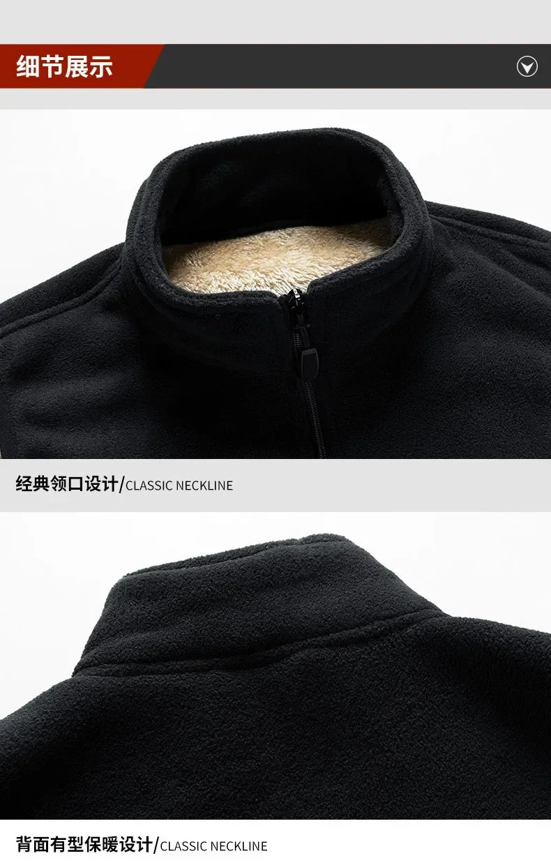 lamb cashmere waistcoat for men Brand Winter Jacket Men Vest Men Zipper Mens Jacket Sleeveless Casual Winter Waistcoat Men S-8XL