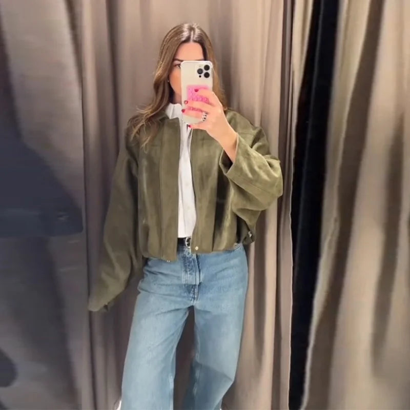Fashion Coat Short Pant Women Set Casual Loose Lapel  Button Long Sleeve Female Jacket Suit 2025 Autumn High Street Lady Sets