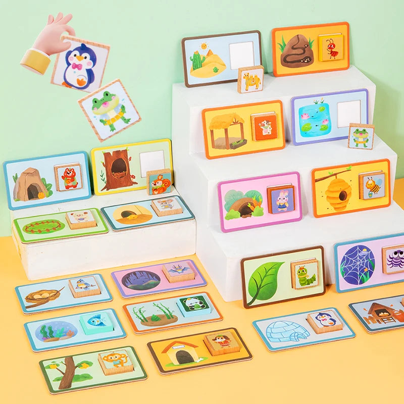 Paired Toys Parent-Child Interactive Teaching Tools Designed To Develop Observation Concentration And Logical Thinking Skills