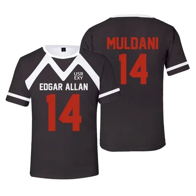 Nueva camiseta Foxhole Court Edgar Allen Raven lacrosse,camiseta 3D,ropa para hombre/mujer