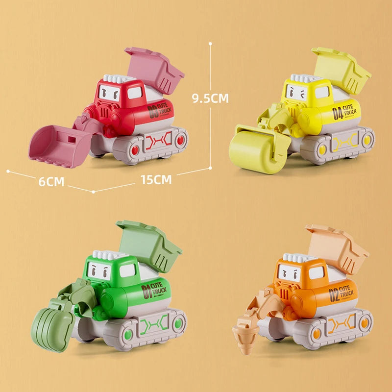 Interactive Construction Playsets: Miniature Excavator Toys for Children's Cognitive Development