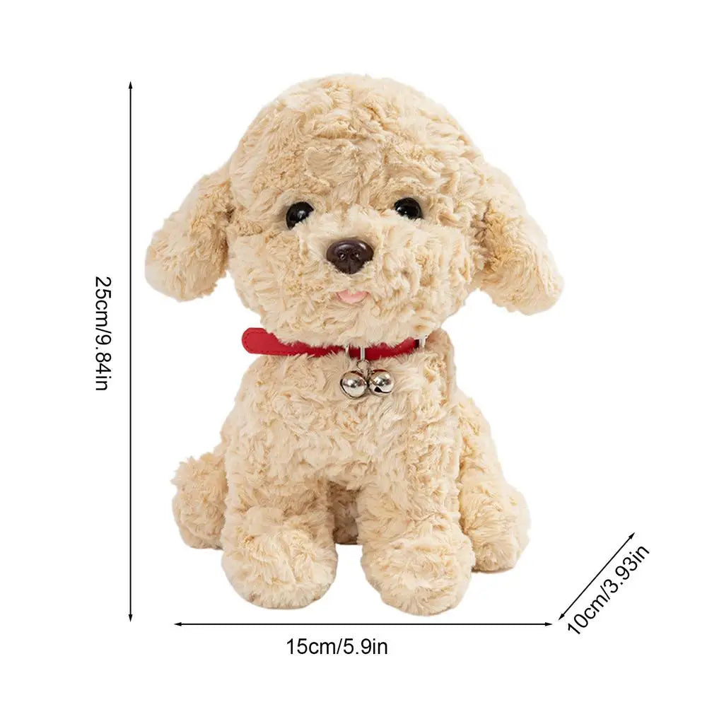 Interactive Robot Puppy Plush Toy - Realistic Pet Toy Moving, Talking Electronic Puppy Dog for Kids, Boys, Girls, Teens