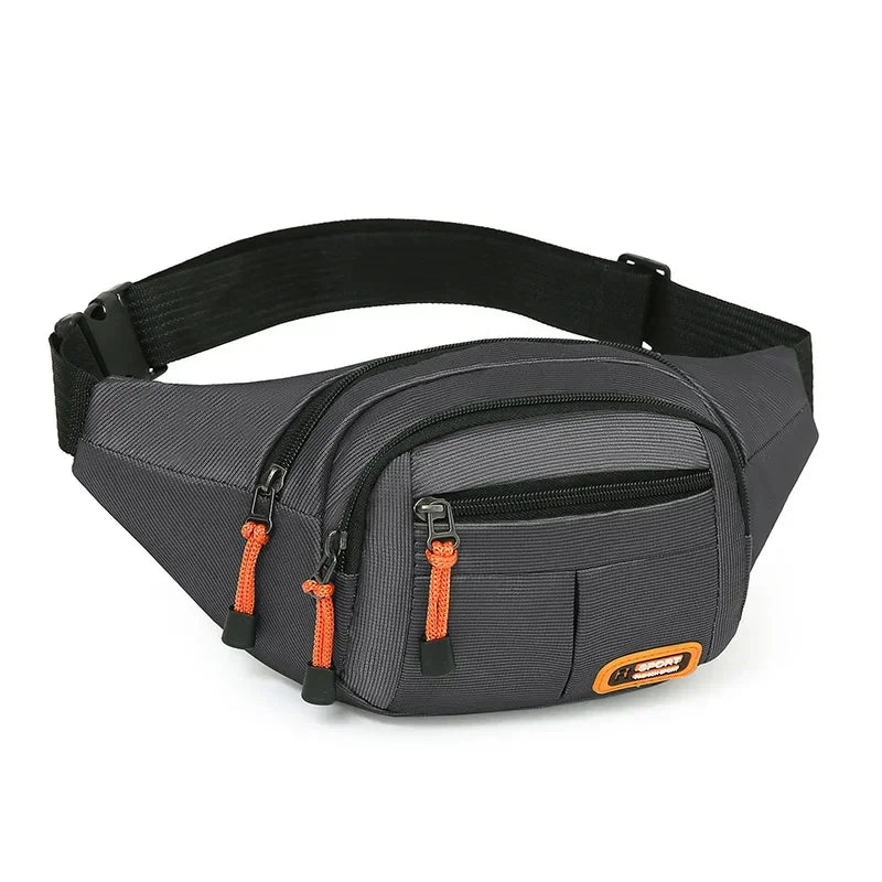 Oxford Waterproof Unisex Waist Bag - Large Capacity, Wear - Resistant Multifunctional Fanny Pack (Riñoneras Para Hombre)