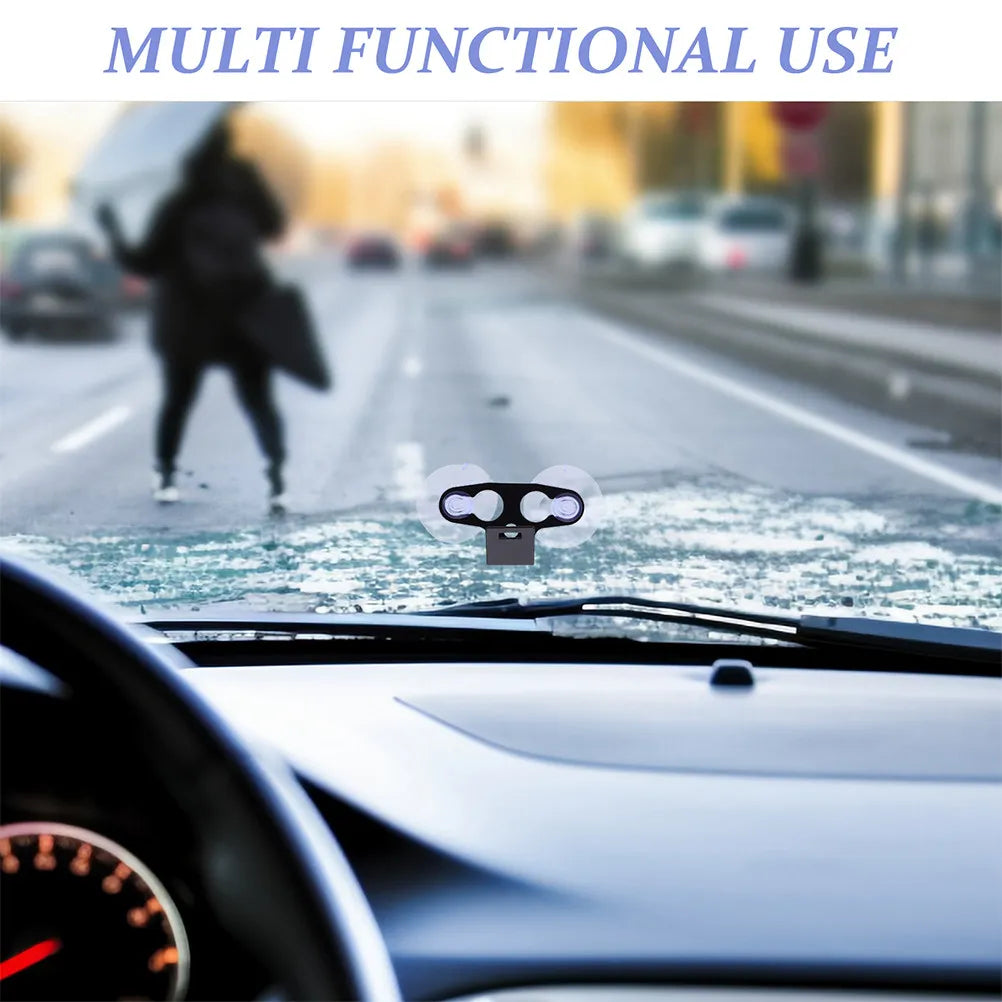 2 Pcs Car Windshield Suction Mount Radar Holder Automotive Bracket Accessories for