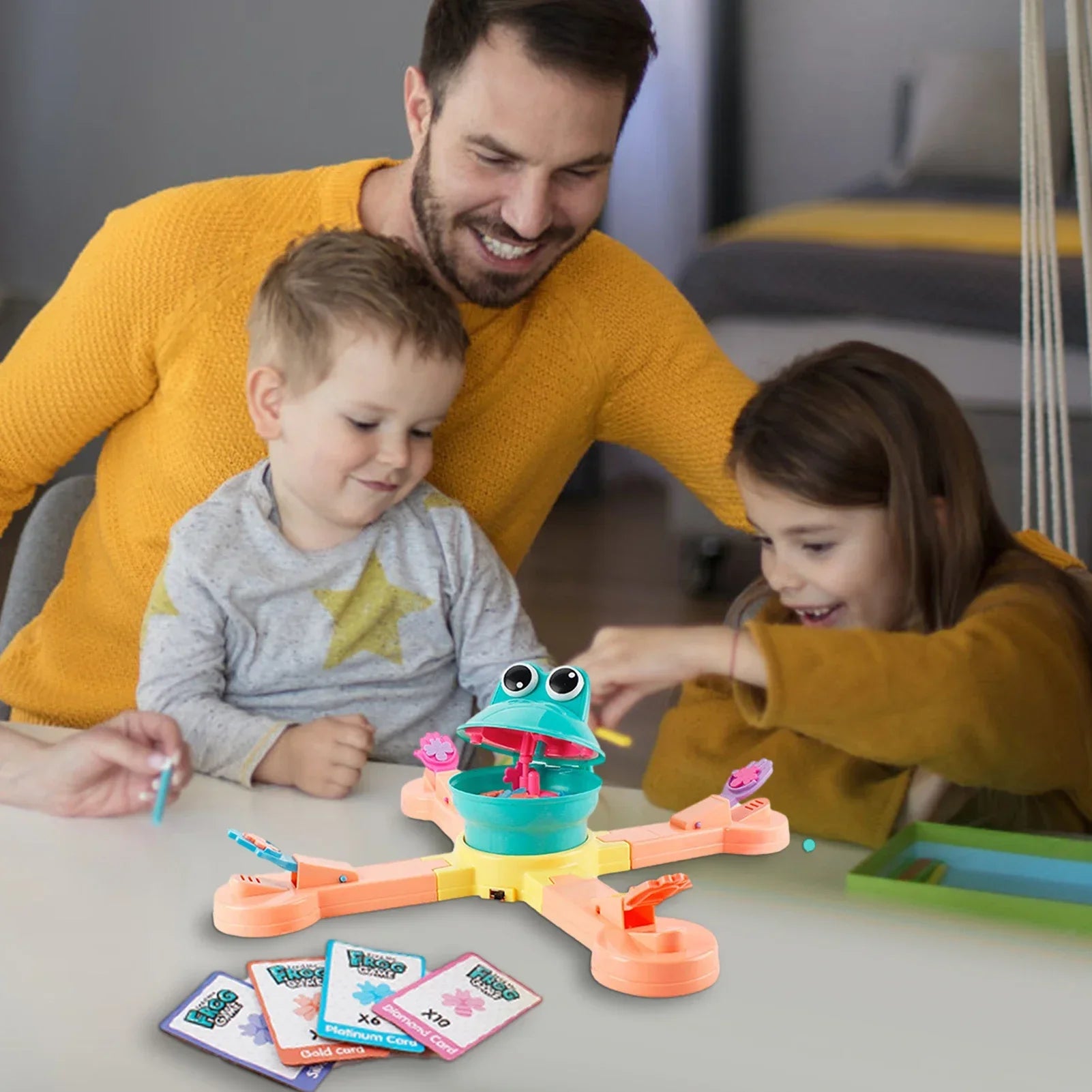 2026 Electric Interactive Frog Toys for Children Party Game Multiplayer Educational Parent-Child Game Kids Birthday Xmas Gifts