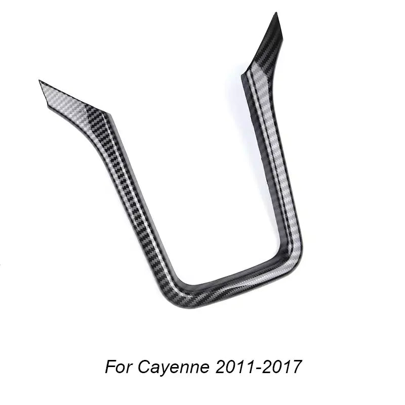 ABS Car Center Console Decorative Frame Cover For Porsche Cayenne 2011 2012 2013 2014 2015 2016 2017 Car Interior Accessories